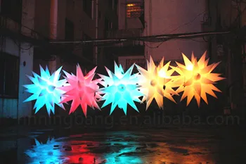 

Free shipping diameter 1.5m giant inflatable star for event decoration