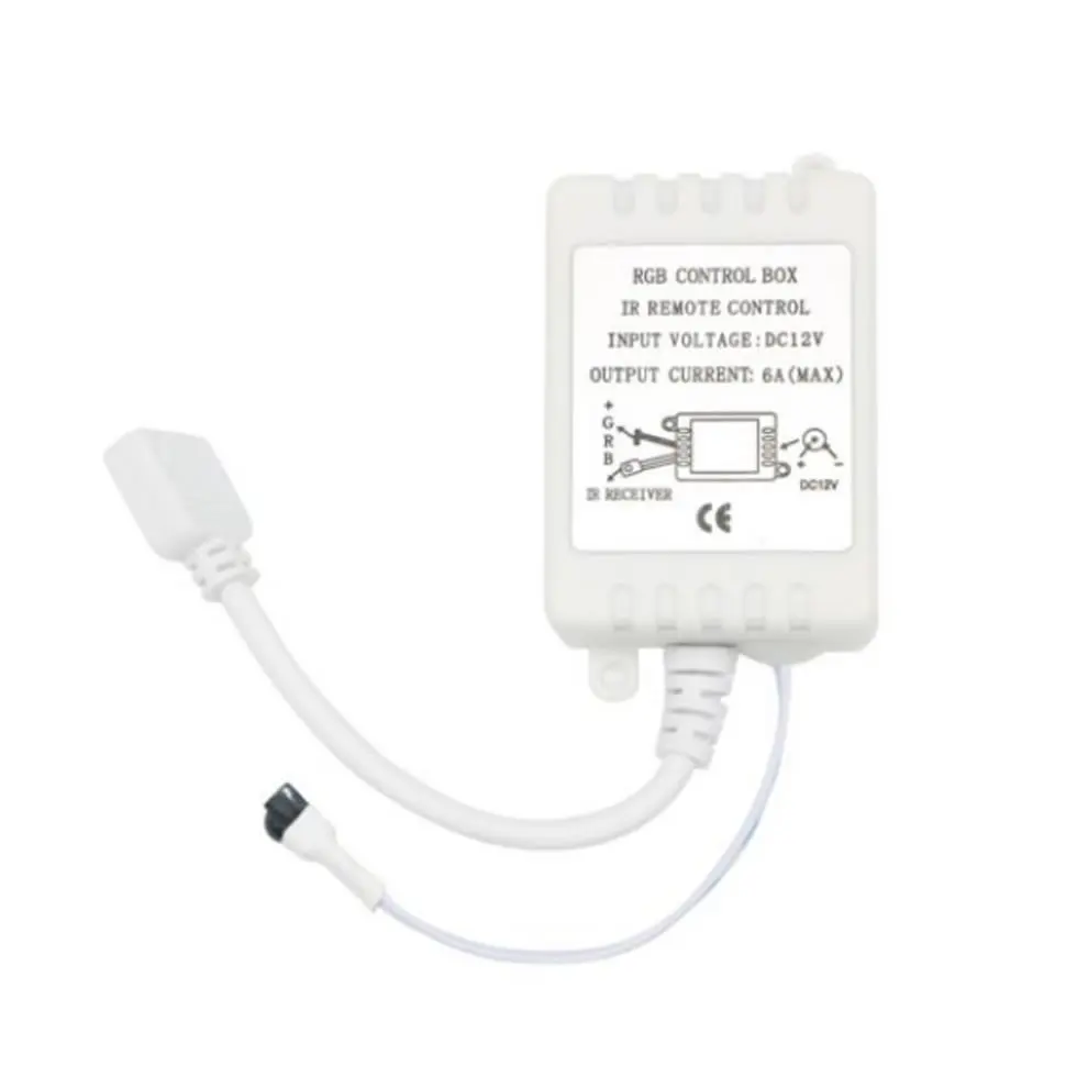 DC 12V 6A 44 клавиши ИК пульт дистанционного управления диммер для 3528 5050 RGB