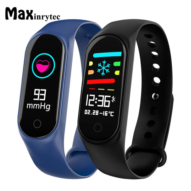 

M3S Color Screen Smart Fitness Bracelet IP67 Waterproof Blood Pressure Heart Rate Monitor Oxygen Band For Xiaomi Mi band 3 2