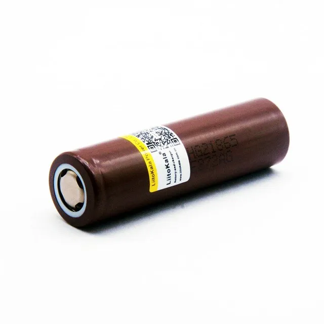 Аккумулятор LiitoKala HG2 18650 3000 мАч для электронных сигарет перезаряжаемый фонарик