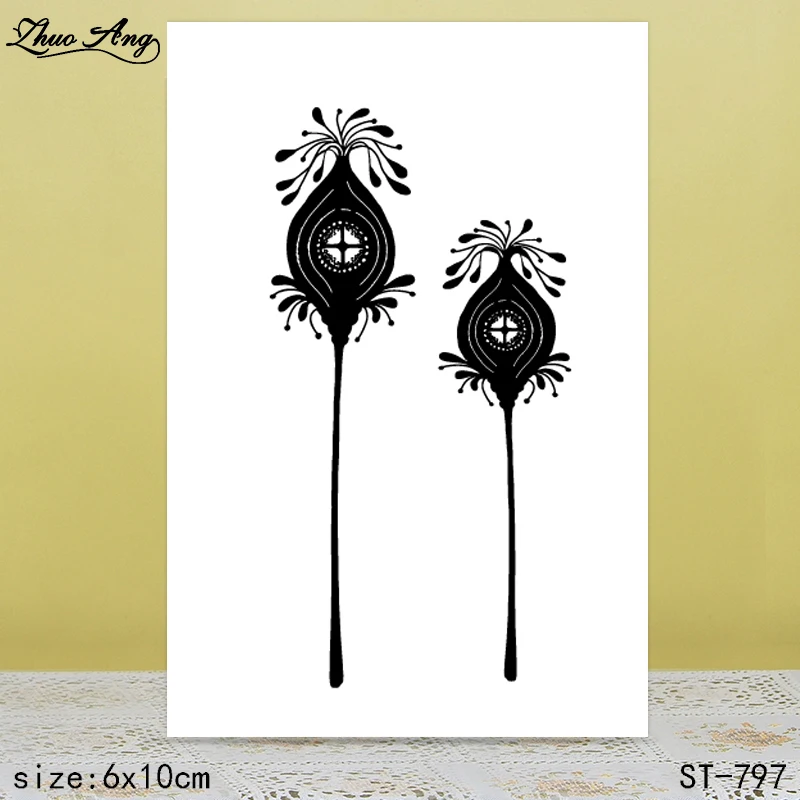 

ZhuoAng New ST-797 design transparent seal / sealed DIY scrapbook / album decoration card / seamless seal