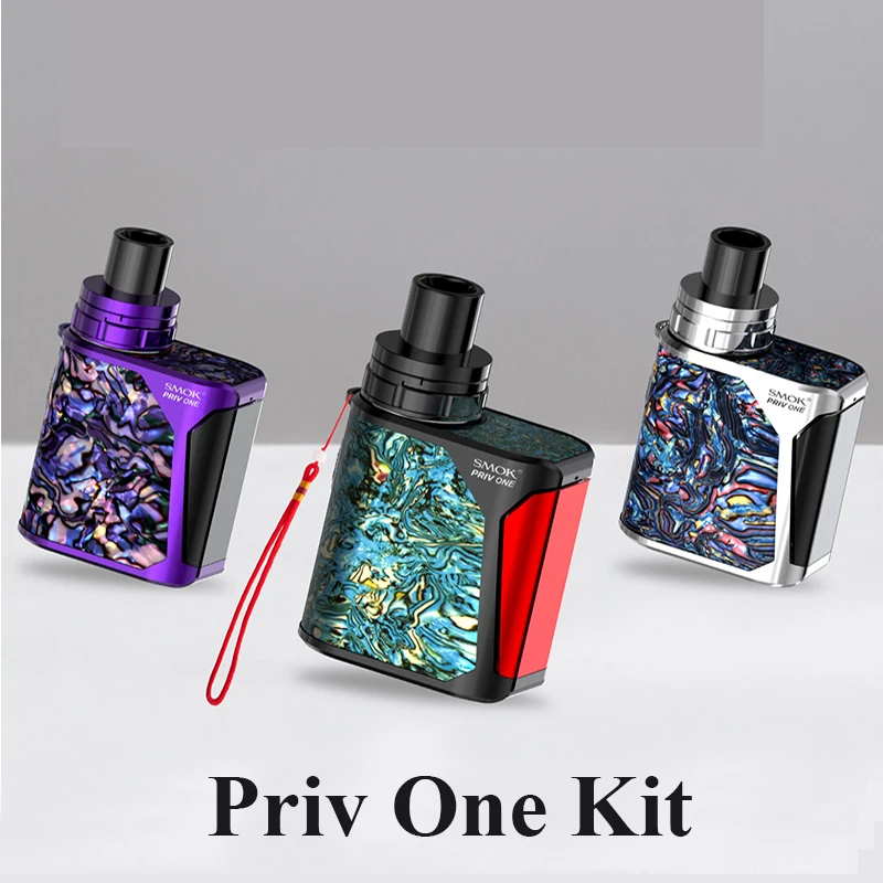Vape SMOK Priv One Kit испаритель электронная сигарета механический бокс мод с емкостью Aio