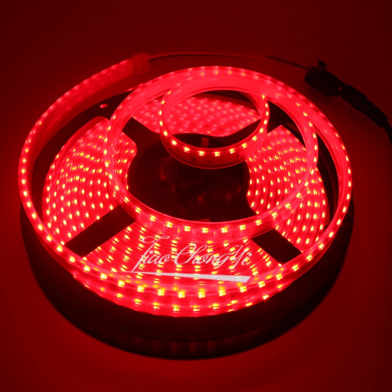 5 м сторона 335 SMD 120 светодиодный/M сторона-излучающий красный светодиодный IP67 Водонепроницаемый в кремний DC12V 10 мм ширина