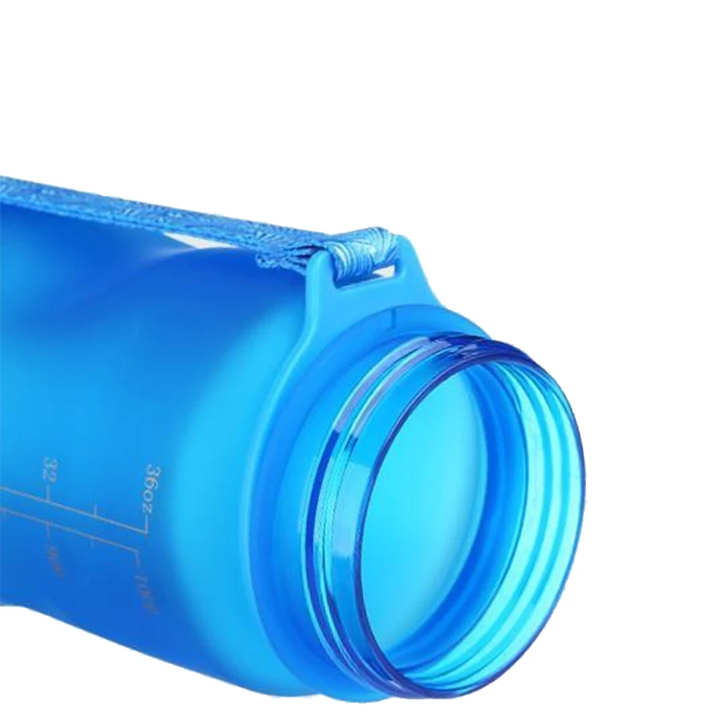 1000 ملليلتر كوب فرك كوب الفضاء الرياضة زجاجات المياه البلاستيكية تريتان bpa الحرة تسلق تنزه زجاجة U0075