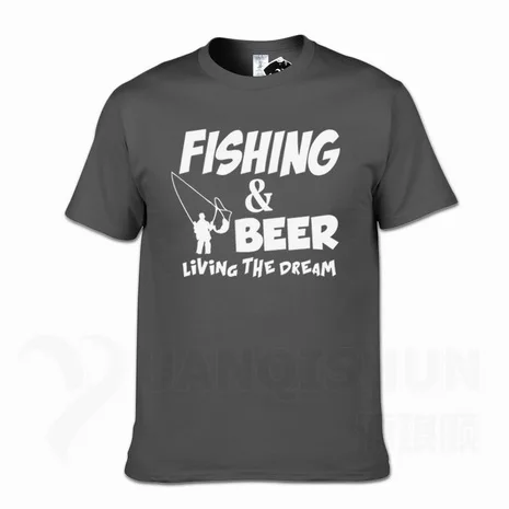 Футболка с надписью «Fishings» и надписью «Fishinger Beer Fish Live The Dream», футболка с надписью «Sporter Flying Fresh Fun Gift», футболки