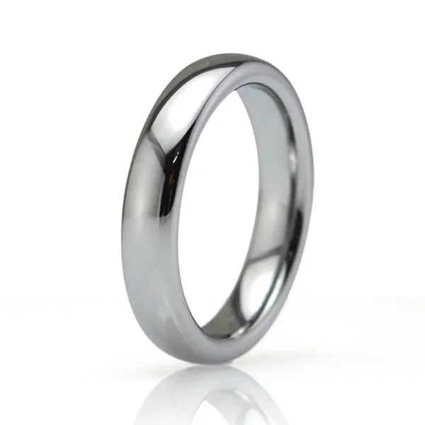 

4mm Silver 316L Stainless Steel Rings Titanium Steel Rings For Women and Men