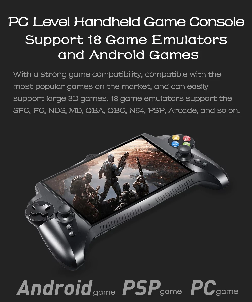 GamePad Game Tablet PC RK3288 7'' Android 4.4 Quad Core Game Handheld Console (2)