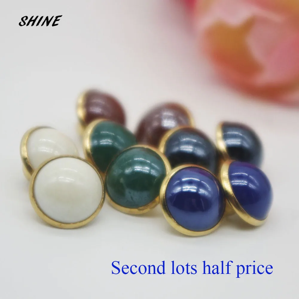 

SHINE Resin Sewing Buttons Scrapbooking Round Multicolor Single Hole 10mm Dia. 12 PCs Costura Botones Decorate bottoni botoes