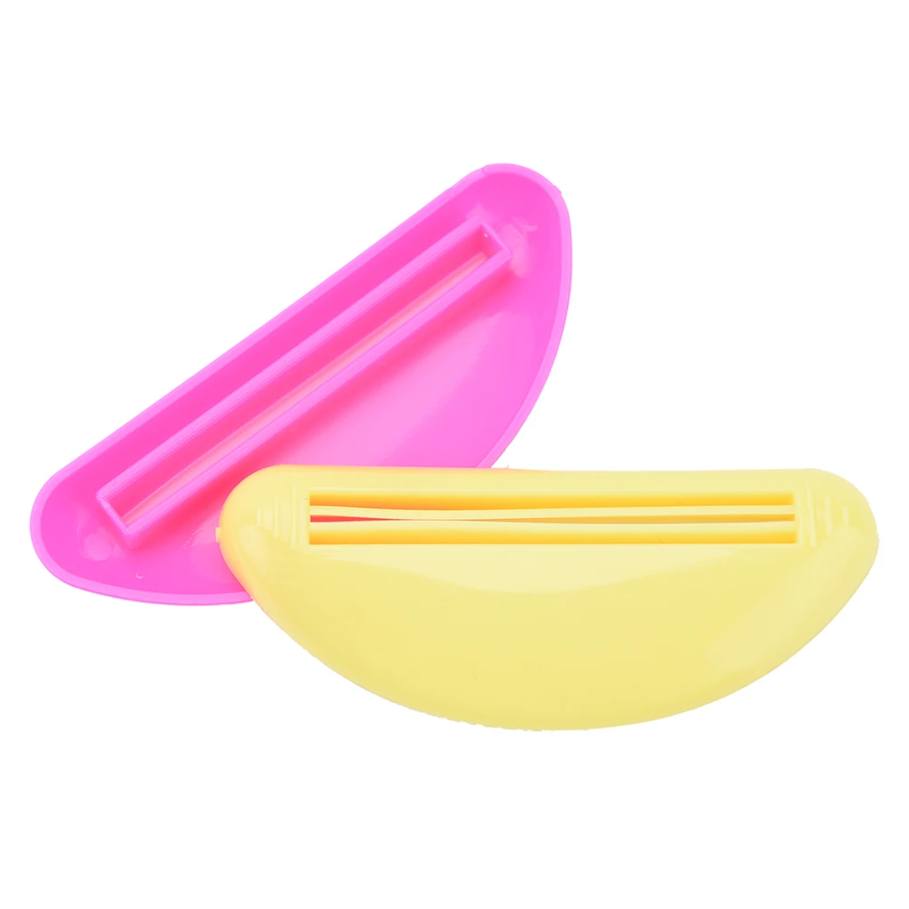 2Pcs/Set Bathroom accessories Plastic Tube Cream Squeezer Toothpaste Dispenser Bathroom Tube Dispenser Squeezing Tool