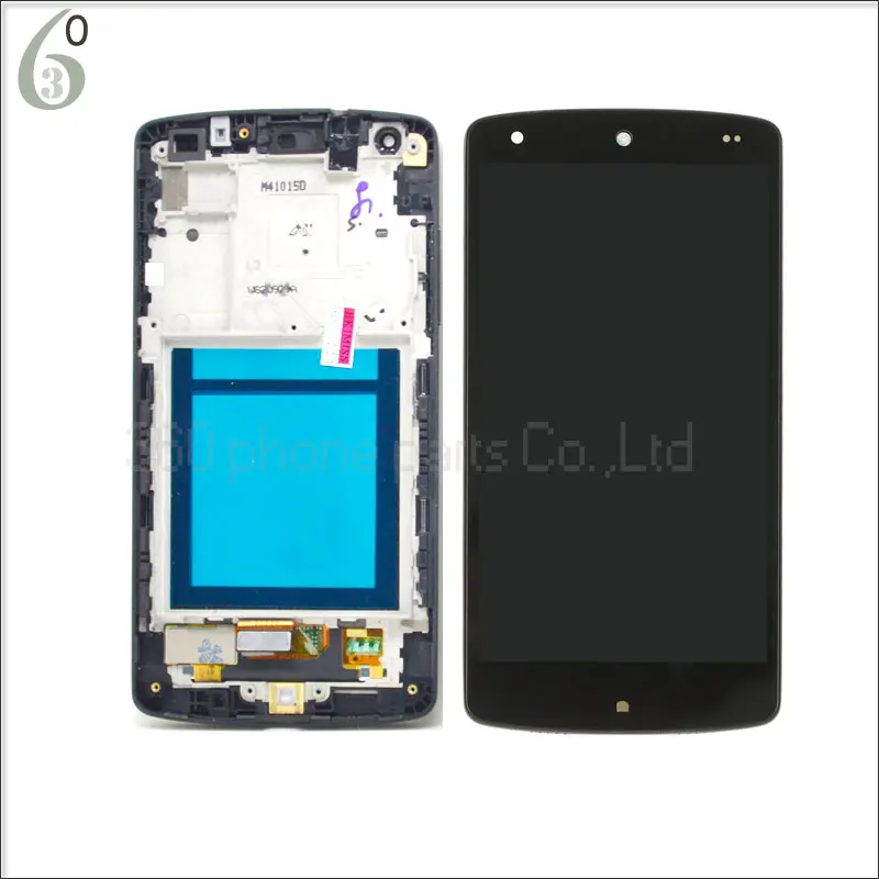 100 Original AAA gurantee For LG Nexus 5 D820 D821 lcd touch digitizer screen with frame