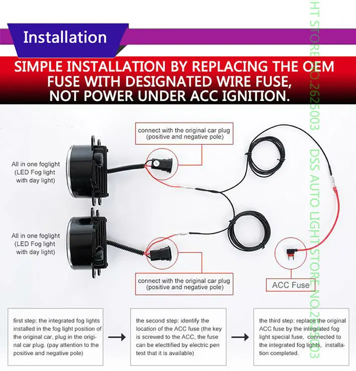 Universal 3.5inch 90mm Round LED Fog Light Daytime Running Lamp LED Chips 2 in 1 Fog Lamp DRL Lightings with Lens for Suzuki SX4 Sedan Swift Grand Vitara Alto Jimny Ertiga Celerio Wagon R