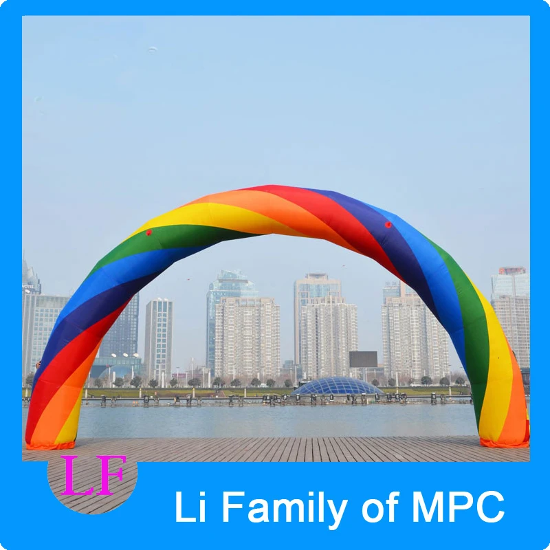 

26ft= 8M inflatable Rainbow arch for Advertisement