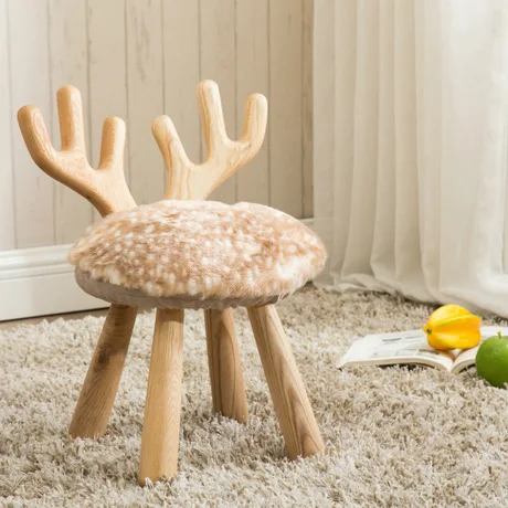 

Solid wood Children's Stools Children Furniture portable Stools wholesale minimalist modern style hot new fashion design 2018