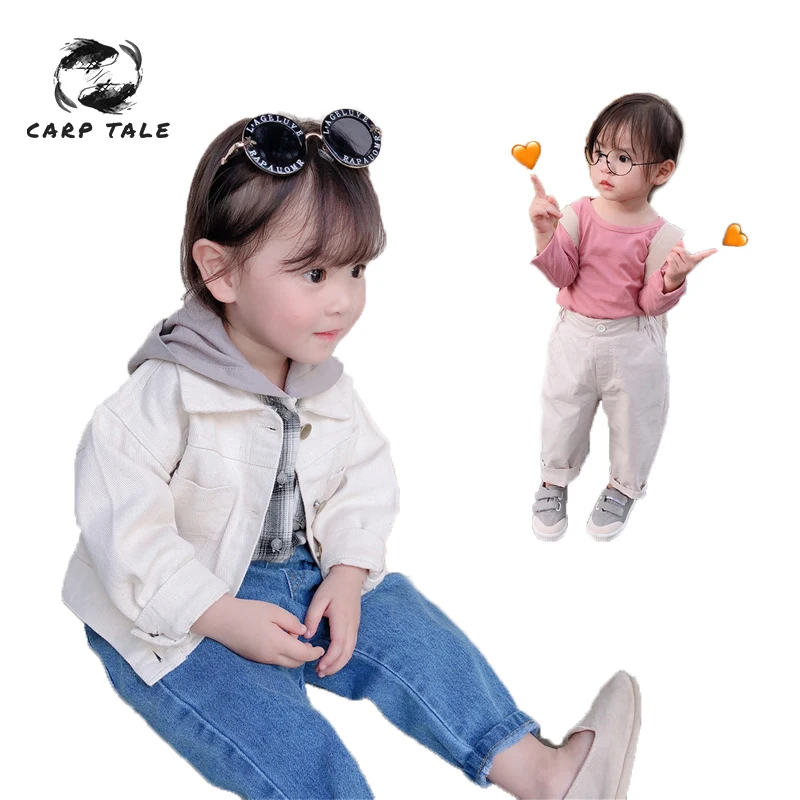 

Children's solid color pants pants fashion girls jeans children baby jeans children fashion jeans baby denim baby clothing