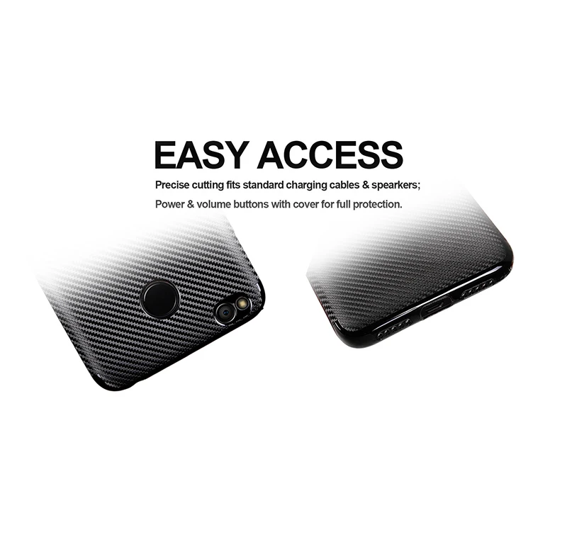 carbon fiber silicone case xiaomi redmi 4x (7)