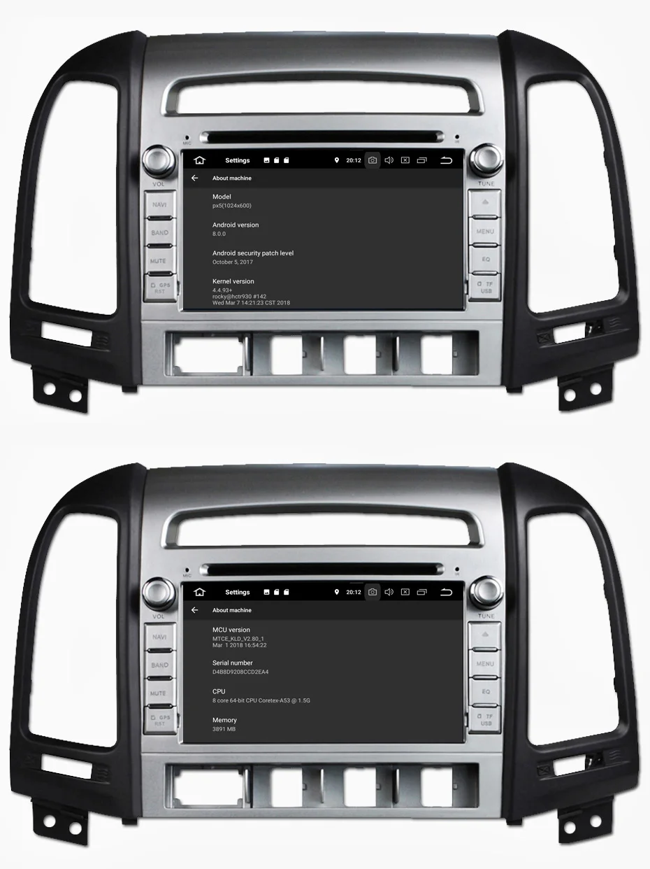 KANOR 1024*600 Восьмиядерный 4G Android 9,0 2din автомобильный Радио DVD gps для hyundai Santa Fe 2006-2012 головное устройство радио Cessette рекордер