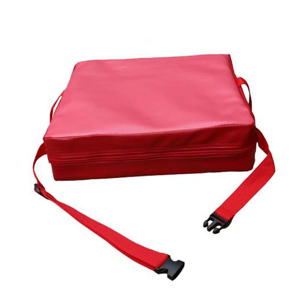 Детская увеличенная подушка, подушка для детского сиденья, Регулируемый Съемный Детский обеденный стул, высокое качество - Цвет: Красный
