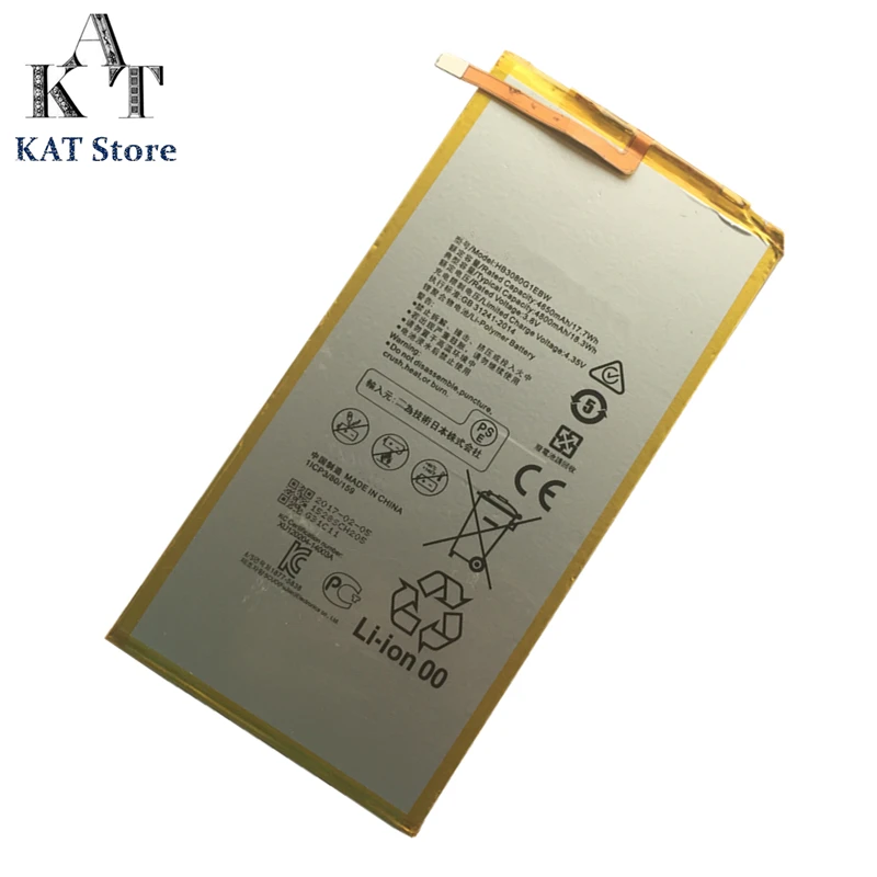 HB3080G1EBW 4800 мАч аккумулятор для планшета Huawei Mediapad M1 Honor S8 701u 701W AGS L09