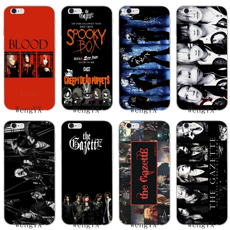 

The gazette Visual kei band Soft phone case For Huawei Honor 4c 5c 5x 6x V10 Y5 Y6 Y7 II Mate 8 9 10 P8 P9 P10 Lite plus 2017