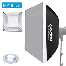 Godox 2" x 24" 60x60 см софтбокс Balcar крепление для студийной вспышки стробоскоп освещение