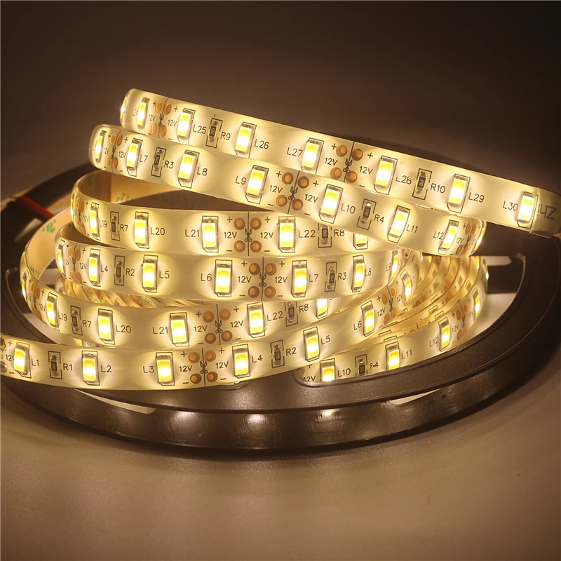 0 5 м 1 2 3 4 60 светодиодов/м SMD 5630 Гибкая светодиодная лента 12 В IP30 IP65