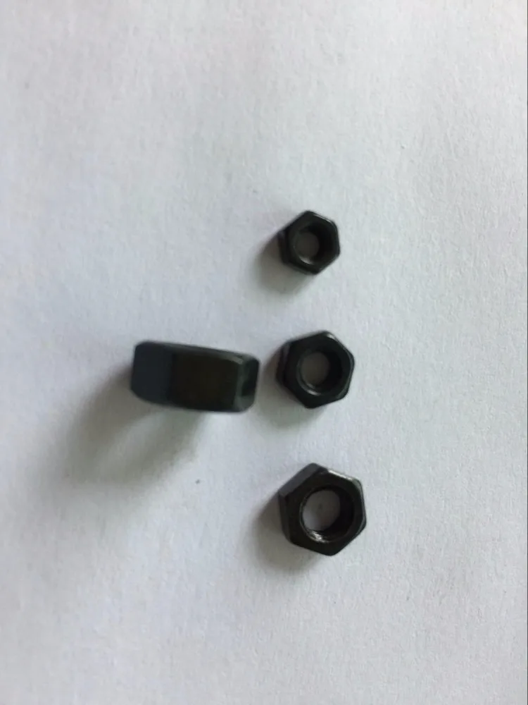 

100pcs M2 M2.5 M2.6 M3 M4 M5 Carbon Steel Black Hex Nut Hexagon Nuts Hexagonal Nut Screw Nut
