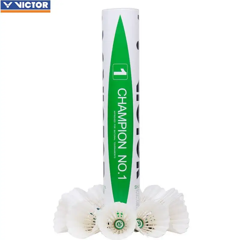 Волан для бадминтона Victor CHAMPION № 1 12 шт./туба|Волан| |