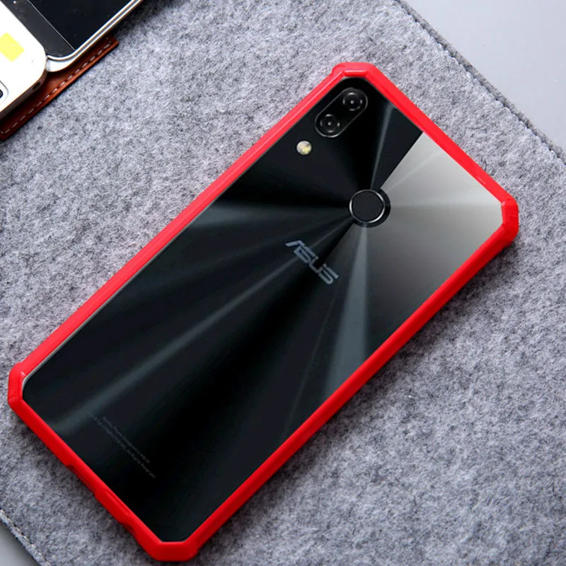 Чехол для Asus Zenfone 5 ZE620KL крутая пластиковая силиконовая рамка прозрачная