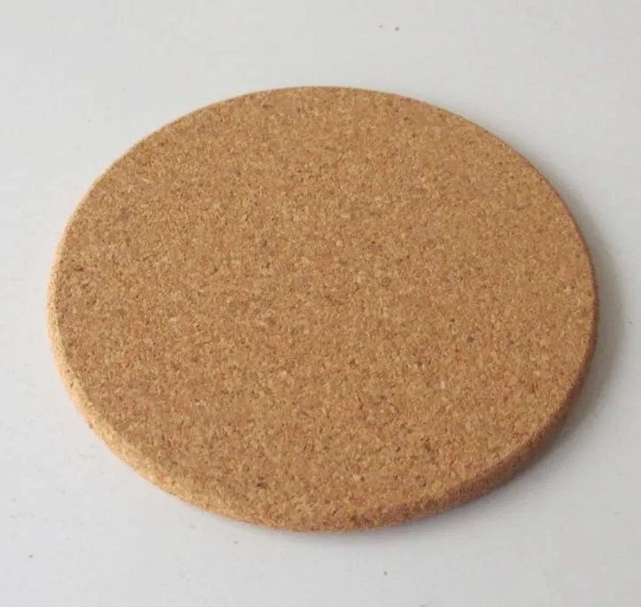 100pcs /500pcs 10cm Diameter Round Cork Coasters Cup Mats for Wedding