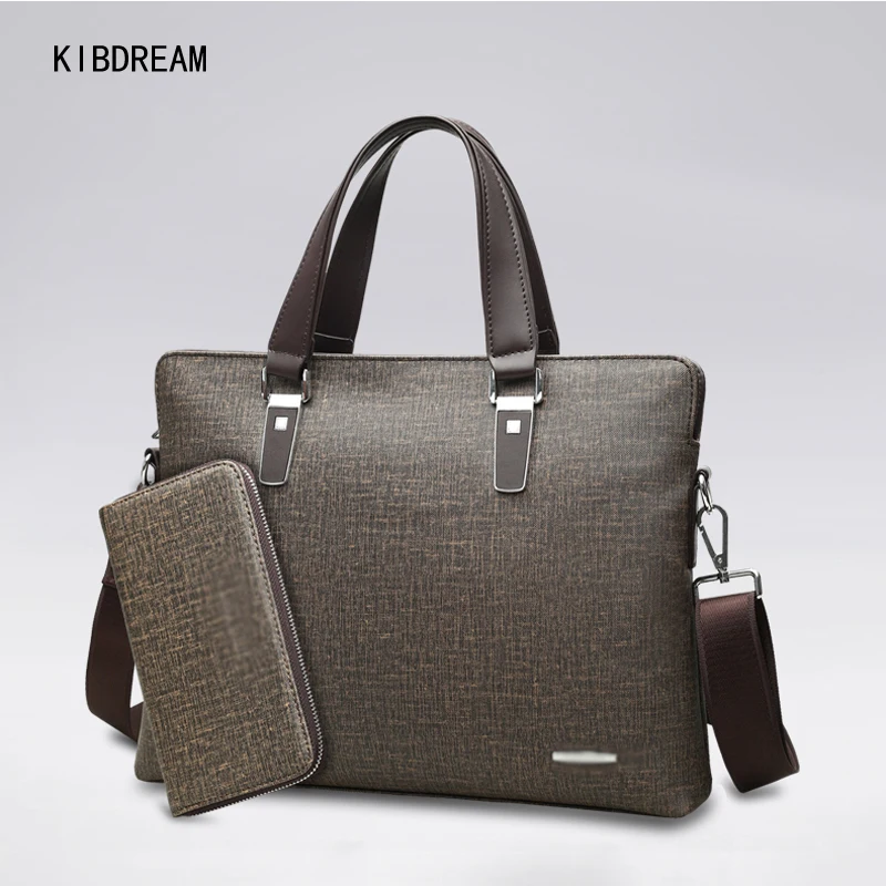 

KIBDREAM In The Spring Of 2017 Business Crossbody Portable Cross Section Shoulder Male Leisure Bag Briefcase Free Shipping