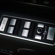 11 шт., автомобильный подлокотник для двери, кнопка Подъема Окна, накладка, стильный стикер для Range Rover Vogue 2013-, Range Rover Sport