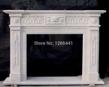 

marble fireplace mantel surround English style living room stone fireplace custom made