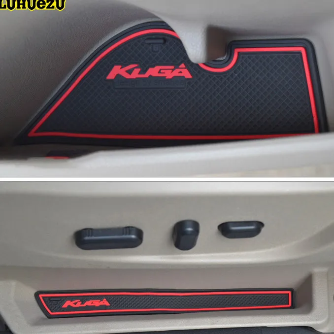 Luhuezu Nonslip Mat Interior Door Mats For Ford Escape Kuga