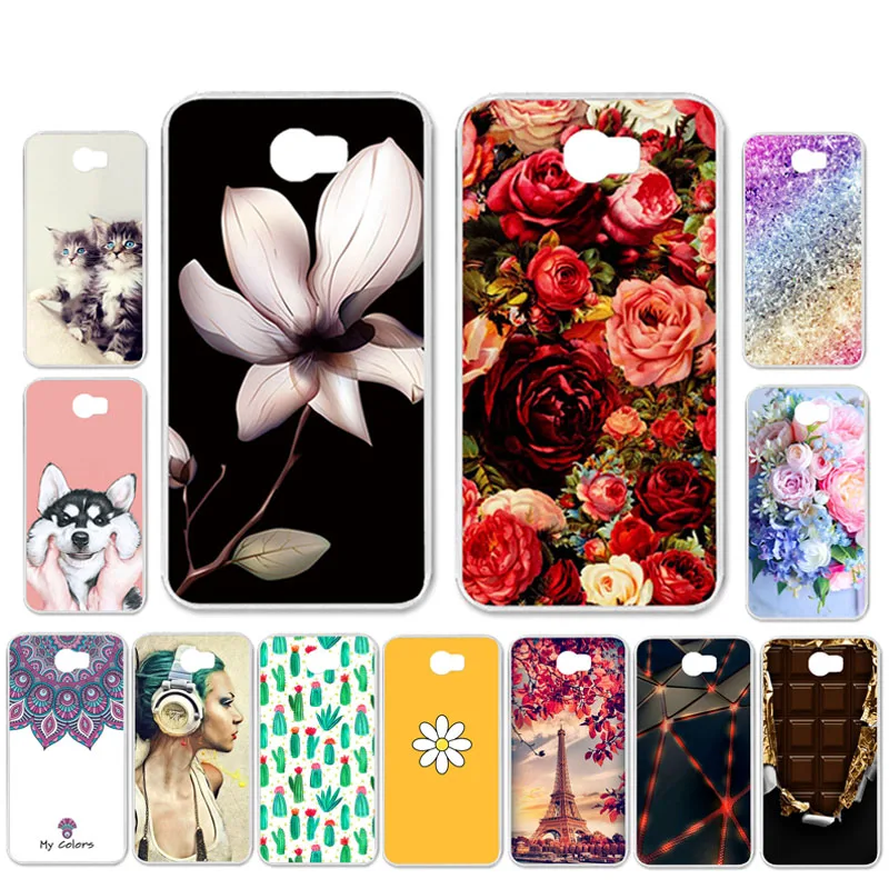 

Ojeleye DIY Patterned Silicon Case For Huawei Y5II Case Soft TPU Cartoon Cover For Huawei Y6 ii Compact Covers Anti-knock Shell