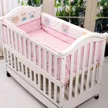 Набор постельных принадлежностей для малышей, набор постельных принадлежностей jogo de cama, комплект bebe, органайзер для кроватки, набор для детской кроватки,, хлопок, качество, 10 шт./компл., новинка