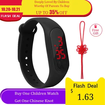 Children Watch Led Sports Kids Watches Men Women PU Electronic Digital Clock Bracelet Wristwatches For Boys And Girls Reloj Nino