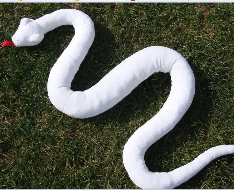 white snake plush