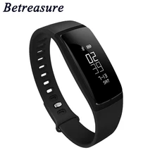 Betreasure BW08 Smart Band Bluetooth сердечного ритма Мониторы Фитнес браслет Спорт Приборы для измерения артериального давления Шагомер Смарт-браслет