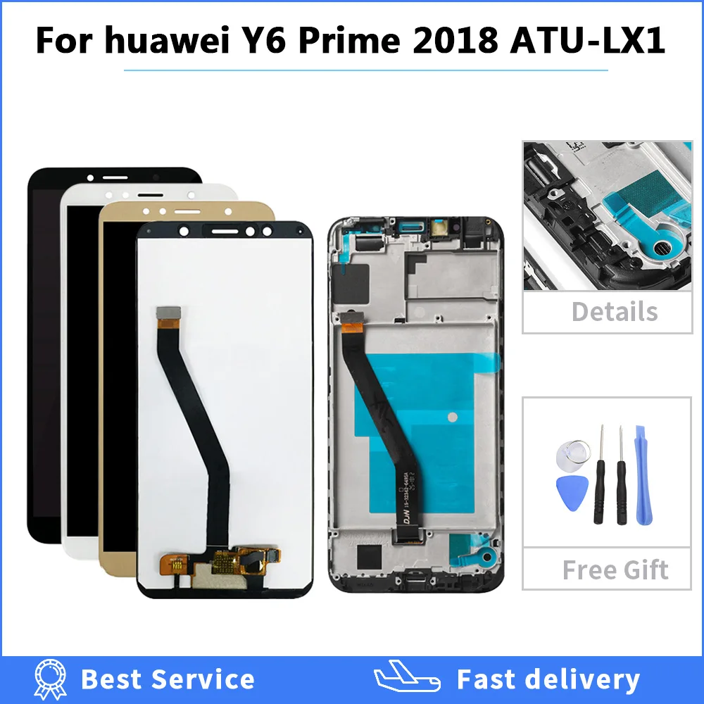 Y6 Prime 2018 ЖК-дисплей для huawei ATU L11 L21 L22 LX1 LX3 L31 L42 сенсорный экран дигитайзер сборка с