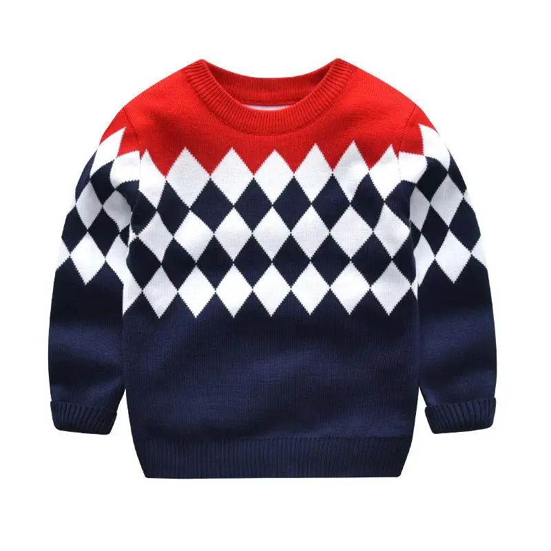 Boys Outerware Sweater Children Knitting Shirt Pullover Cardigan