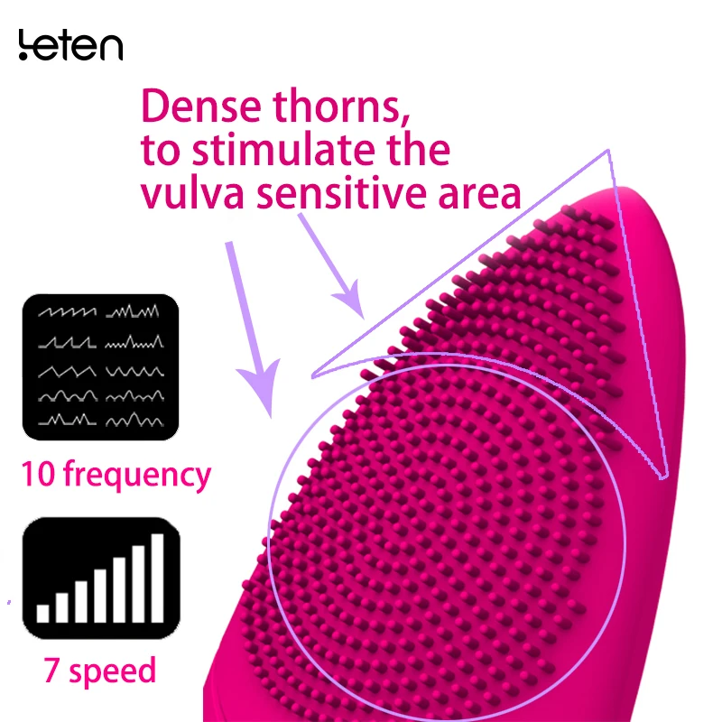10 Frequency and 7 Speed Oral sex tongue vibrator sex toys for women clitoris stimulator mute super motor female orgasm 7
