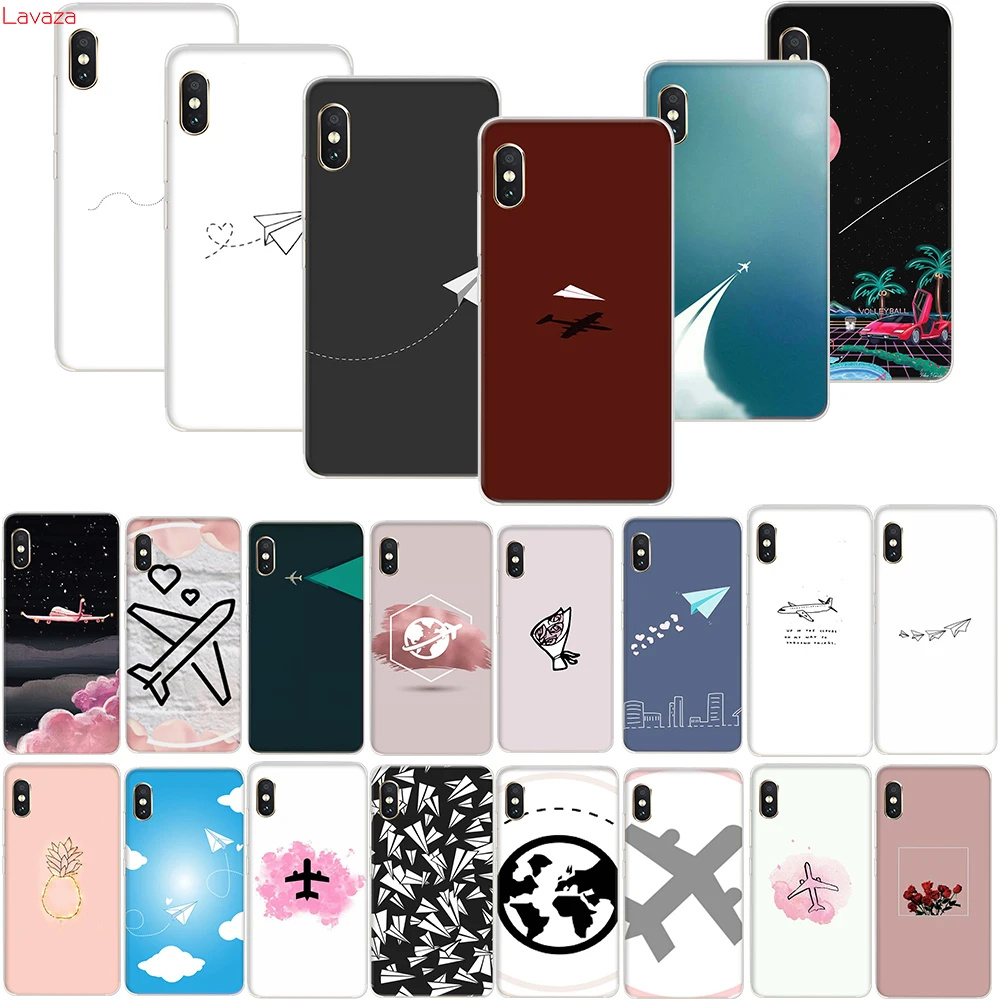 Cartoon Air Plane Custom Hard Phone Case for Xiaomi Mi 9T A3 Pro Redmi 7A K20 Note 8 Cover | Мобильные телефоны и