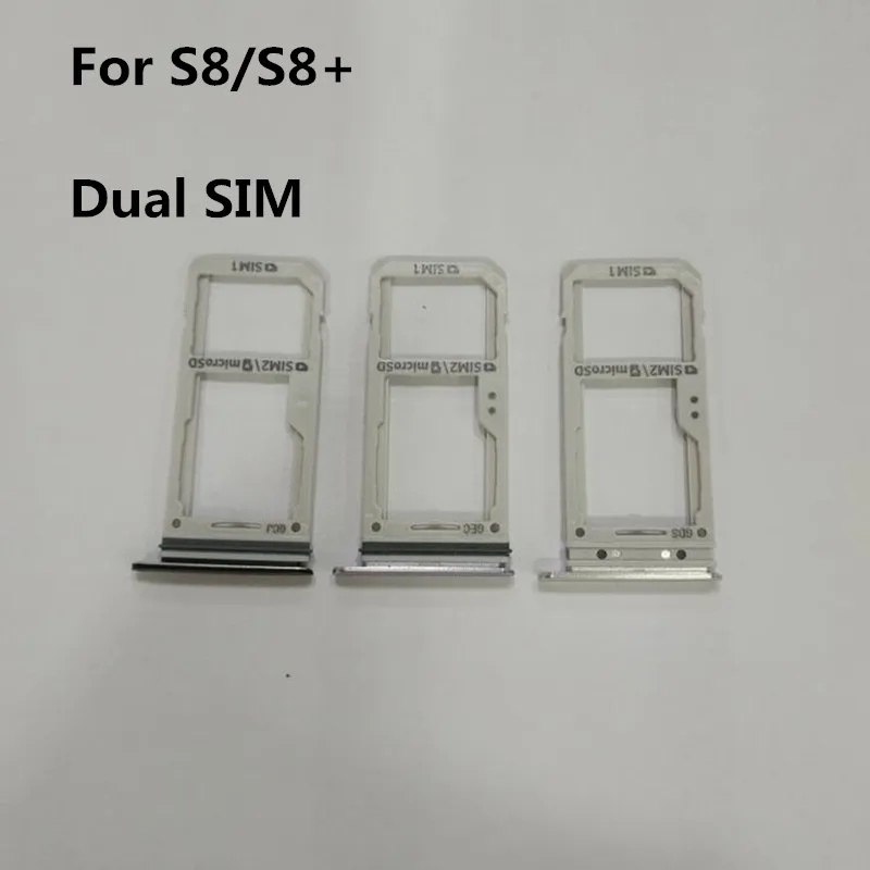 1 шт. слот для двух/одинарных SIM карт держатель SD карты адаптер Samsung Galaxy S8 G950 Plus