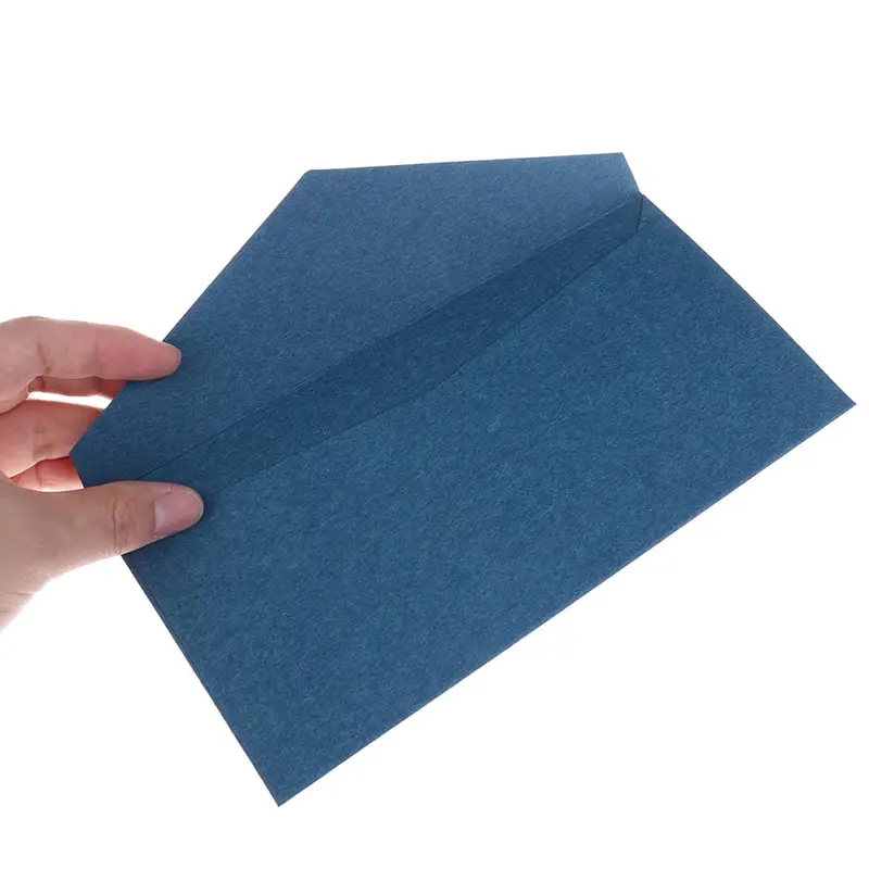 Винтаж тиснения Печати конверты из крафт-бумаги для свадьбы письмо приглашение Бумага конверты для Приглашения