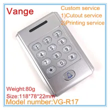 2 шт./лот коробка контроля доступа к клавиатуре с номером ABS Пластиковый материал корпус Чехол diy 118*78*22 мм изготовление форм