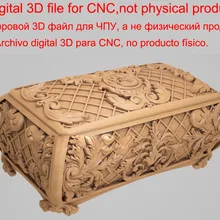 Цифровой файл красивая коробка 3d модель STL рельеф для ЧПУ STL формат 3d модель для ЧПУ stl рельеф artcam vectric aspire-1