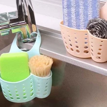 1 Piece Kitchen Portable Hanging Drain Basket Bath Storage Gadget Tools Sink Holder Drain shelf Kitchen Brush Sponge Sink