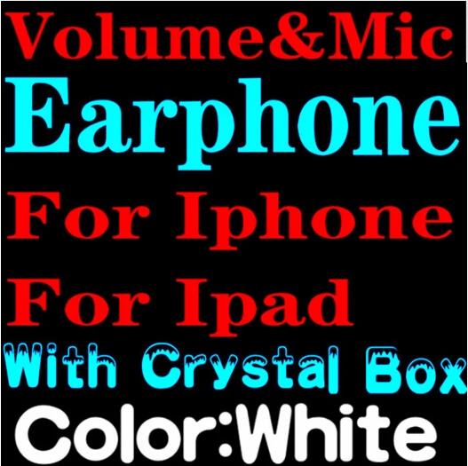 100 шт./лот 3 5 мм наушники-вкладыши для телефонов гарнитура Apple IPHONE 5c 5s 6 6s plus ipad air mini