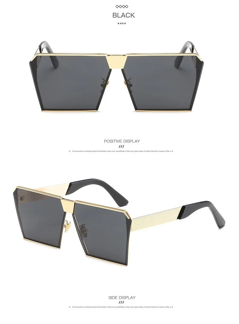 Роскошные квадратные солнцезащитные очки для женщин, фирменный дизайн, золотые металлические женские очки, цветные очки для мужчин, пара стильных солнцезащитных очков, UV400