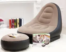 Inflatable Living Room Sofa Chair Single person Flocked sofa leisure chair